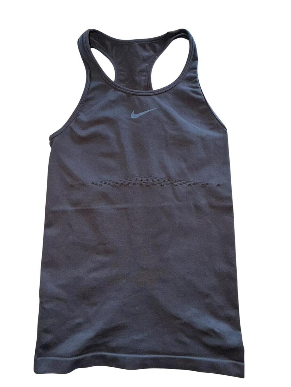 Nike Dri-FIT Seamless Racerback Tank Top Women’s Medium Black